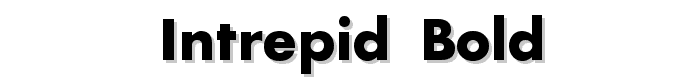 Intrepid Bold font